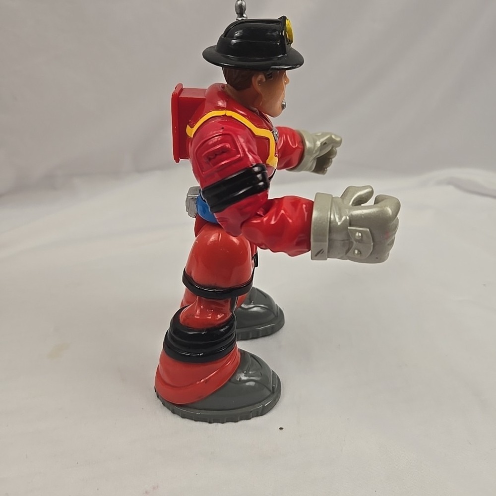 Rescue Heroes Mattel Fisher Price 2000 Firefighter Action Figures Vintage - Picture 3 of 6
